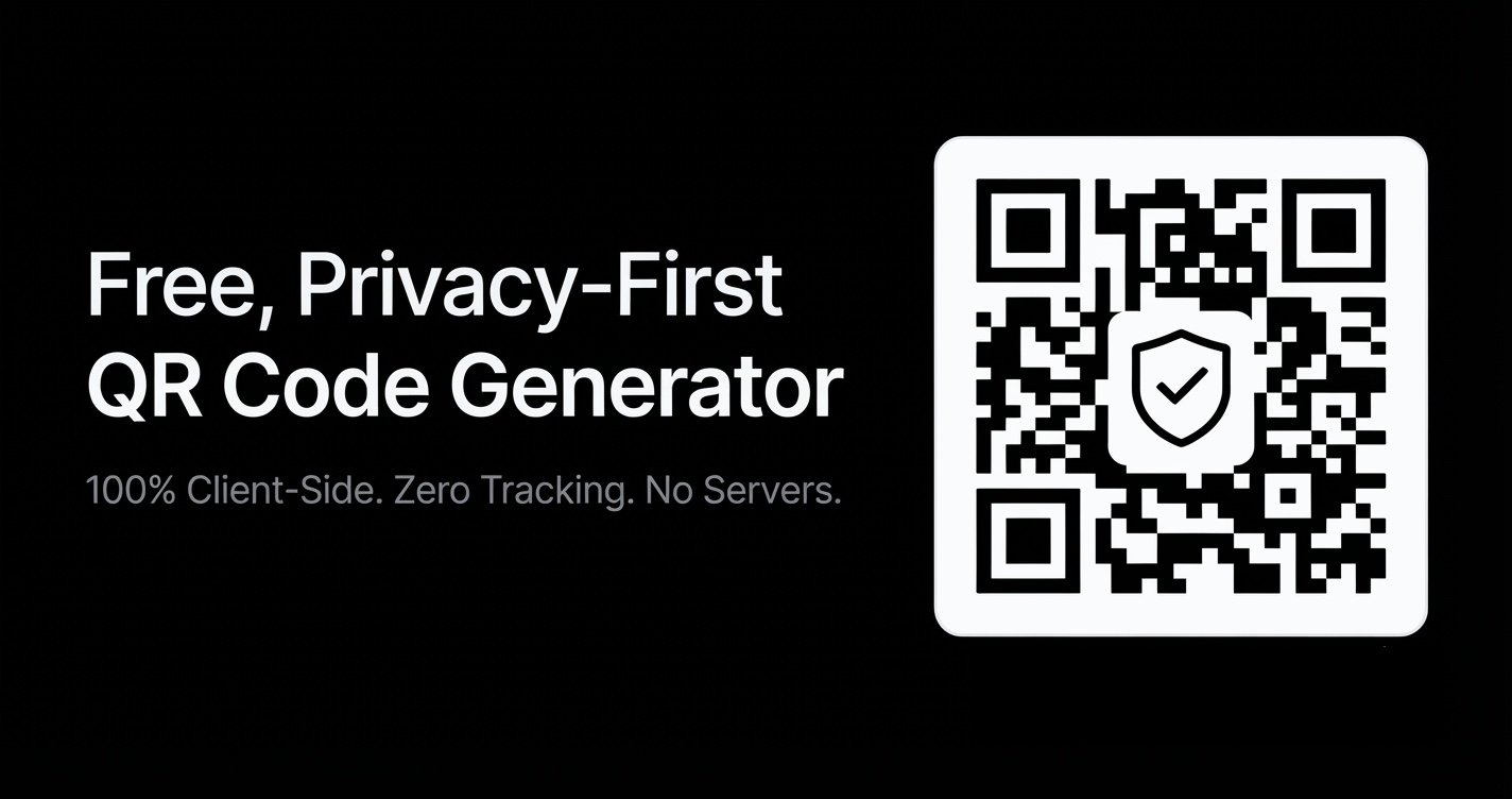 I built a QR code generator that doesn't need an account